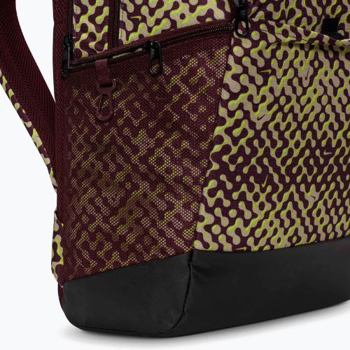 Plecak treningowy Nike Brasilia 9.5 24 l burgundy crush/black/volt