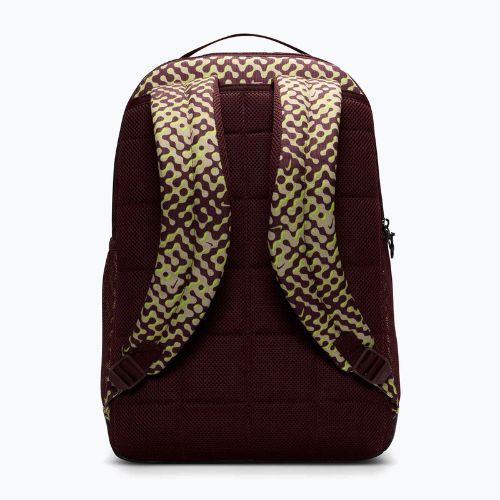 Plecak treningowy Nike Brasilia 9.5 24 l burgundy crush/black/volt