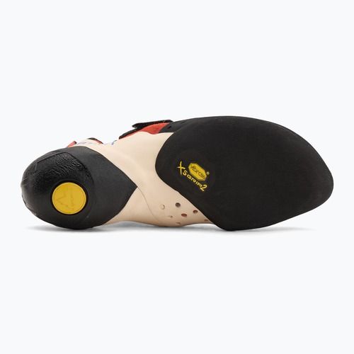 Buty wspinaczkowe damskie La Sportiva Solution white/lily orange