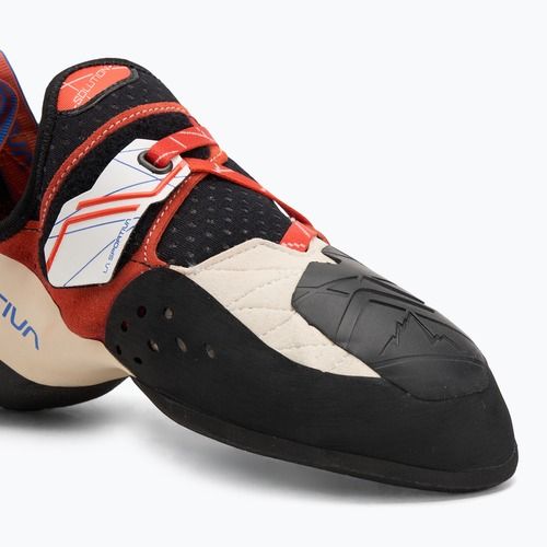 Buty wspinaczkowe damskie La Sportiva Solution white/lily orange