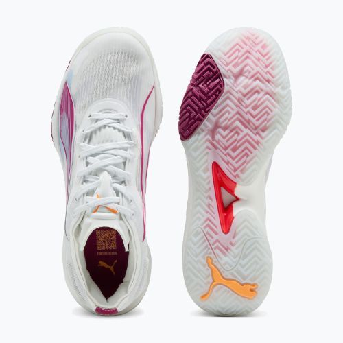 Buty damskie PUMA Accelerate NITRO SQD 4 puma white/berry/lilaccrush/hautetropic/heatfire