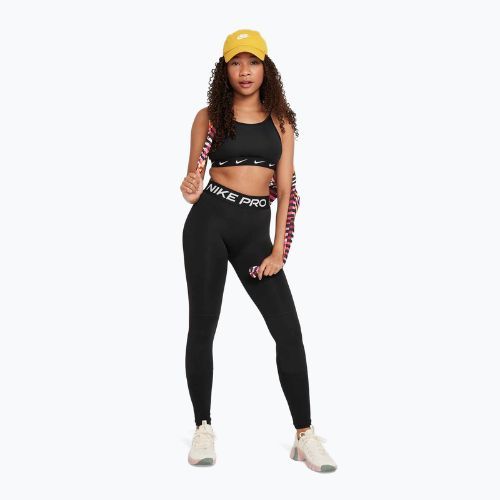Legginsy dziecięce Nike Pro Dri-FIT black/white