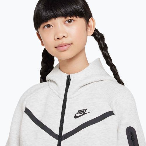 Bluza dziecięca Nike Sportswear Tech Fleece light grey/heather/black/black
