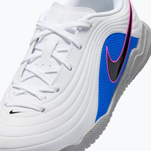 Buty piłkarskie dziecięce Nike Tiempo Maestro Club Jr IC white/racer blue/pink blast/black