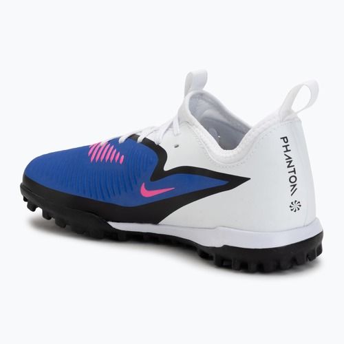 Buty piłkarskie dziecięce Nike Jr. Phantom 6 Low Academy TF racer blue/white/pink blast