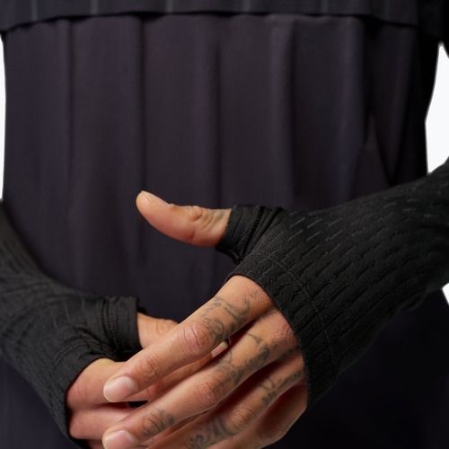 Longsleeve piłkarski męski Nike Paris Saint-Germain Strike Elite SE Aerogami Shell Top black/black/atmosphere grey