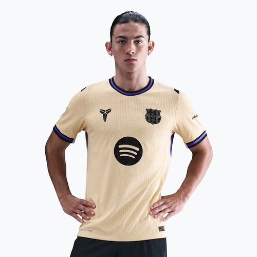 Koszulka piłkarska męska Nike FC Barcelona 2025/26 Match Away team gold/team gold/persian violet/black