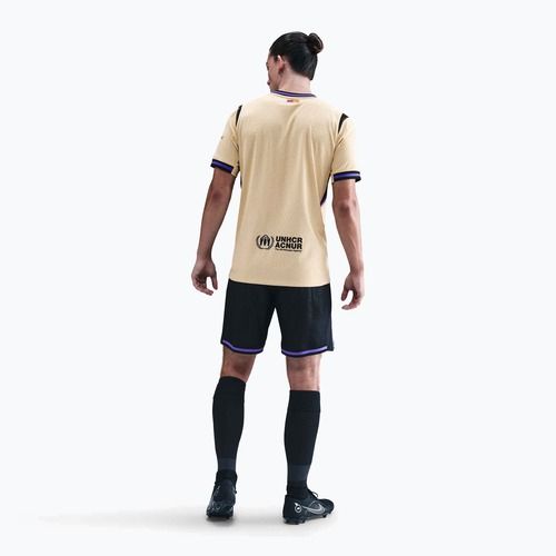 Koszulka piłkarska męska Nike FC Barcelona 2025/26 Match Away team gold/team gold/persian violet/black