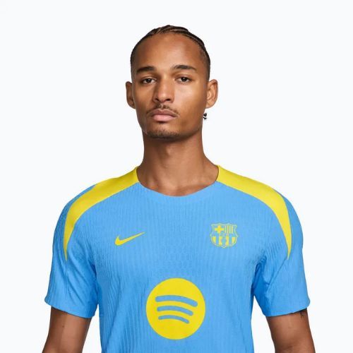 Koszulka piłkarska męska Nike FC Barcelona Strike Elite SE Drill Top university blue/opti yellow