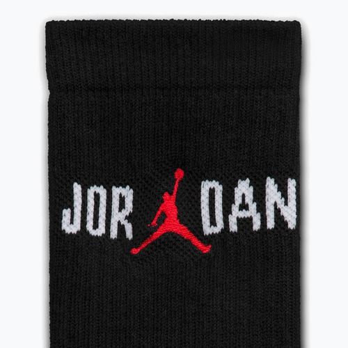 Skarpety Jordan Everyday Crew 1 para black/white/university red