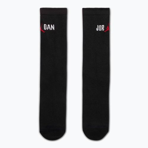 Skarpety Jordan Everyday Crew 1 para black/white/university red