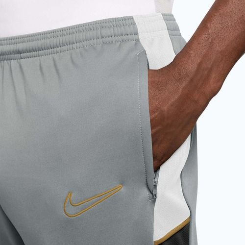 Spodnie męskie Nike Academy Dri-Fit light smoke grey/white/black/metallic gold
