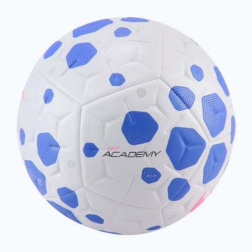 Piłka do piłki nożnej Nike Academy white/racer blue/pink blast rozmiar 5