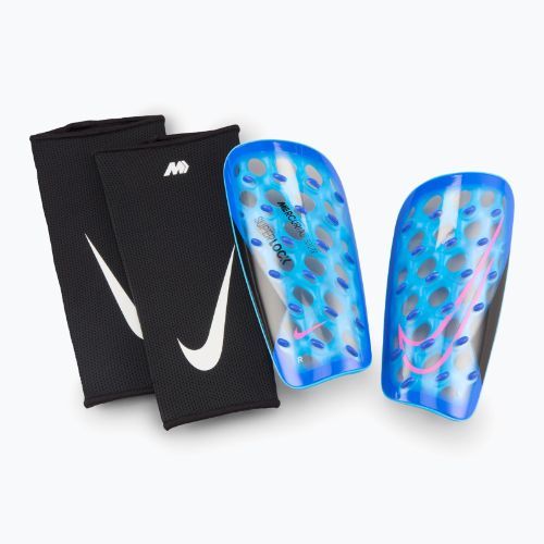 Ochraniacze na golenie Nike Mercurial FlyLite SuperLock racer blue/black/pink blast