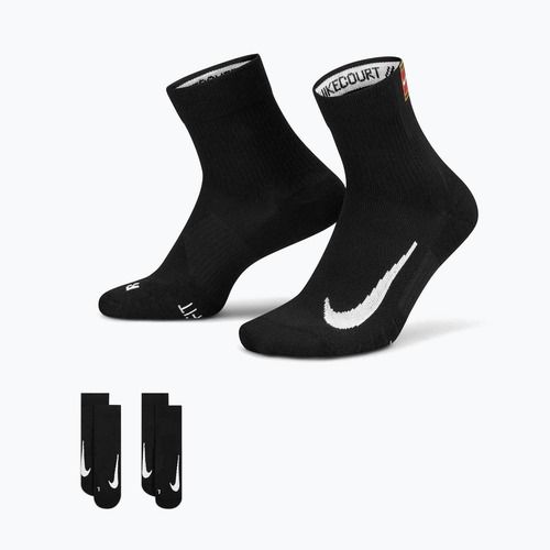 Skarpety Nike Court Multiplier Max 2 pary black/black