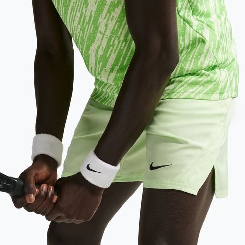 Spodenki tenisowe męskie Nike Court Dri-Fit Victory 7" light liquid lime/black