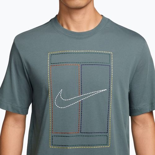 Koszulka męska Nike Court Heritage mineral slate