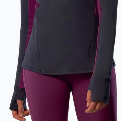 Bluza do biegania damska Mizuno Active Warm Half Zip baritone blue
