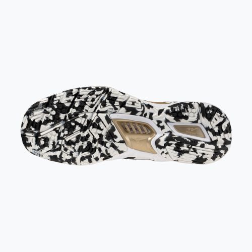 Buty do piłki ręcznej Mizuno Wave Stealth 6 white/black/ge gold