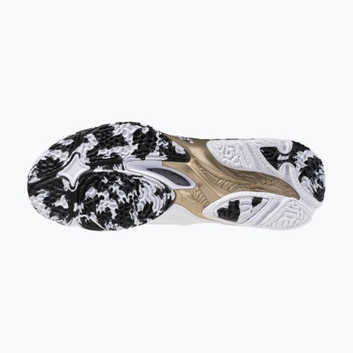 Buty do siatkówki Mizuno Wave Lightning Z8 Mid white/black/ge gold