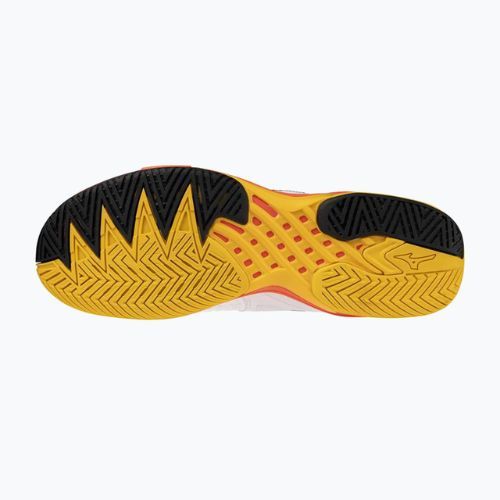 Buty do tenisa męskie Mizuno Wave Exceed Tour 6 AC white/fiery coral 2/citrus