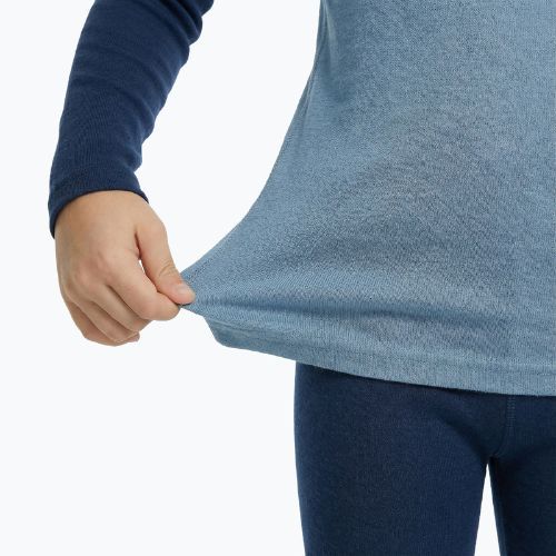 Komplet bielizny termoaktywnej dziecięcej WOOLCANO Merino SET0982 niebieski