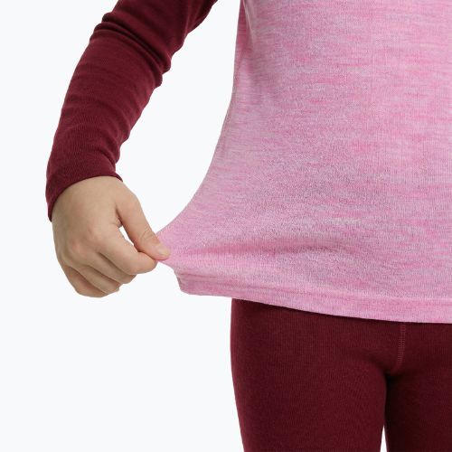 Komplet bielizny termoaktywnej dziecięcej WOOLCANO Merino SET0982 fioletowy