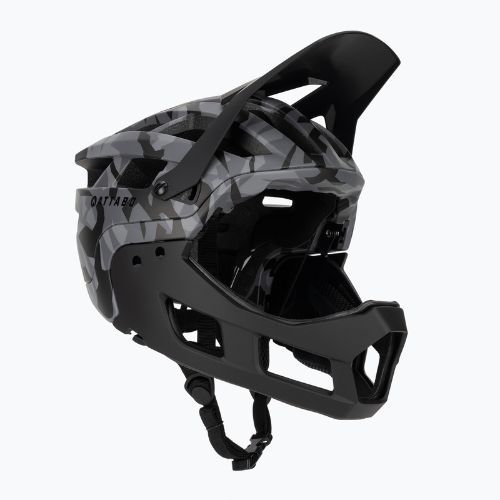 Kask rowerowy ATTABO  State 2.0 full face szary