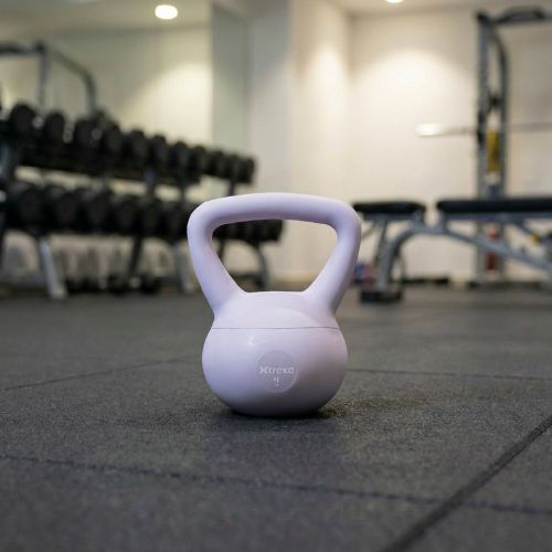 Kettlebell miękki XTREXO 4 kg fioletowy