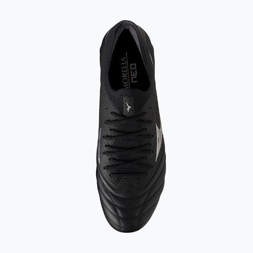 Buty piłkarskie Mizuno Morelia Neo IV β Elite FG black/galaxy silver/black