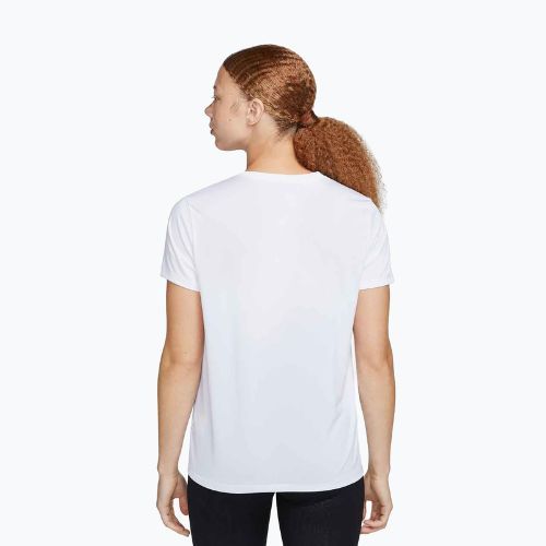 Koszulka treningowa damska Nike Dri-Fit white/black