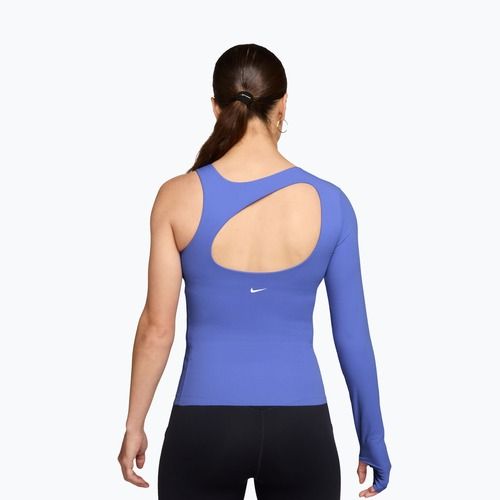 Koszulka treningowa damska Nike Zenvy Dri-Fit One Sleeve Top sapphire/white/white