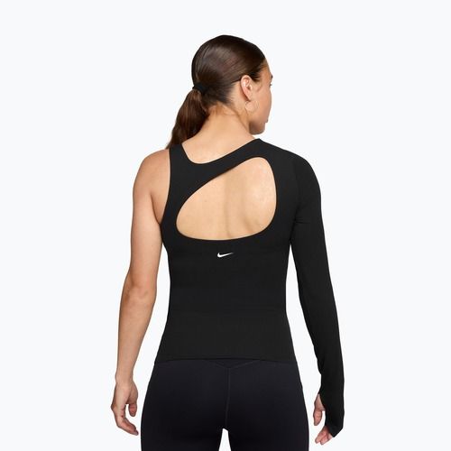 Koszulka treningowa damska Nike Zenvy Dri-Fit One Sleeve Top black/white/cool grey