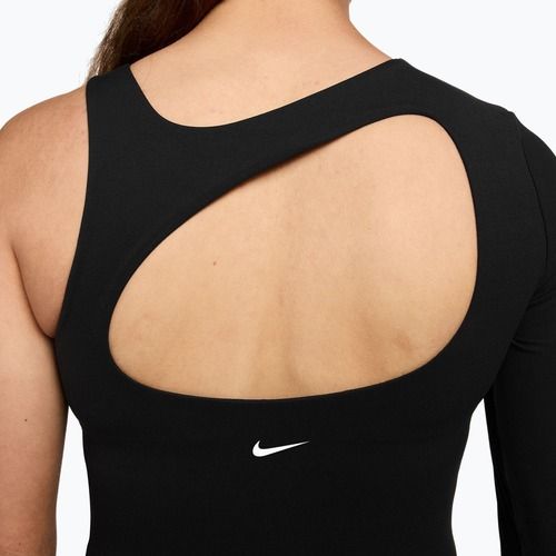 Koszulka treningowa damska Nike Zenvy Dri-Fit One Sleeve Top black/white/cool grey