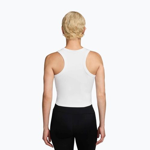 Koszulka damska Nike One Fitted Dri-Fit Cropped Tank thunder white/black
