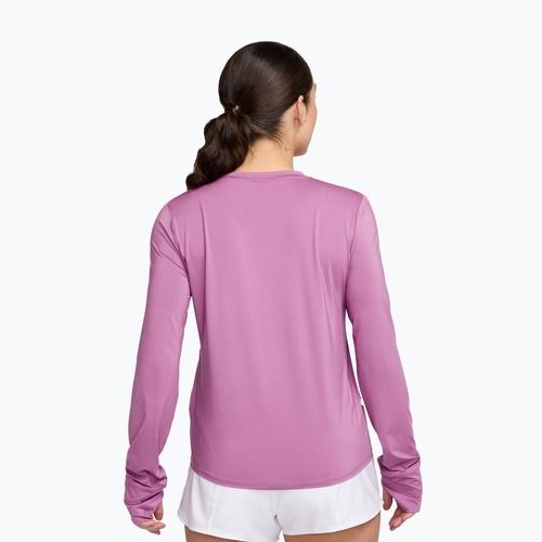 Longsleeve treningowy Nike One Classic Dri-Fit light magenta/white