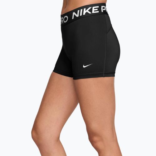Spodenki damskie Nike Pro Mid-Rise Biker 3" black/white