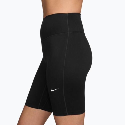 Spodenki damskie Nike One High-Waisted Biker 8" black/white