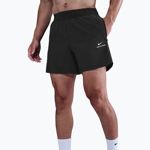 Spodenki męskie Nike Pro Training Dri-Fit 6" black/white