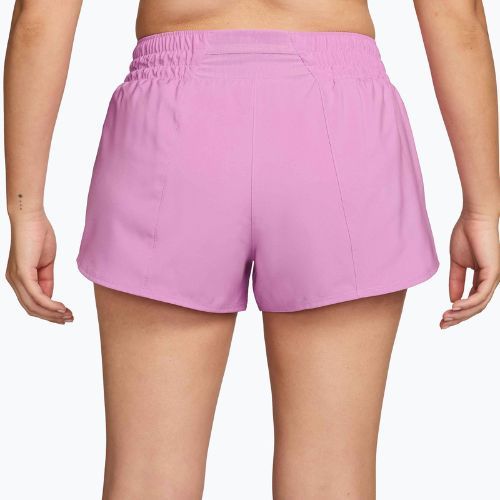 Spodenki damskie Nike One Dri-Fit 3" light magenta/white