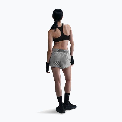 Spodenki damskie Nike One Dri-Fit 3" smoke grey/heather
