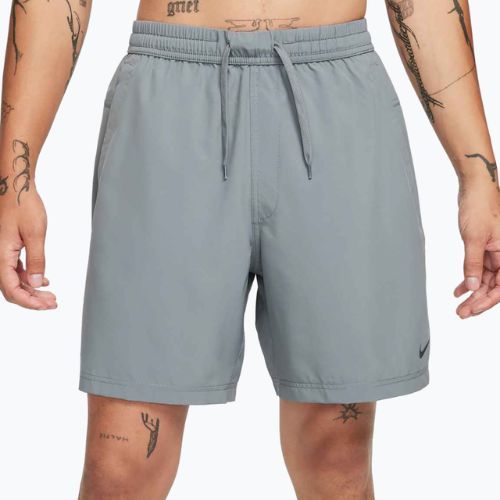 Spodenki do biegania męskie Nike Form Dri-FIT 7" Unlined Versatile smoke grey/black