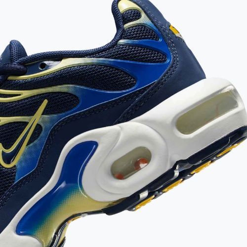 Buty dziecięce Nike Air Max Plus midnight navy/soft yellow/midnight navy