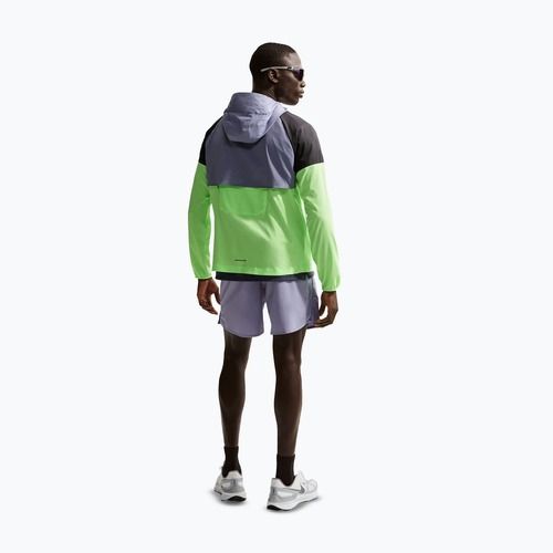 Kurtka do biegania męska Nike Impossibly Light Windrunner iron purple/black/lime blast