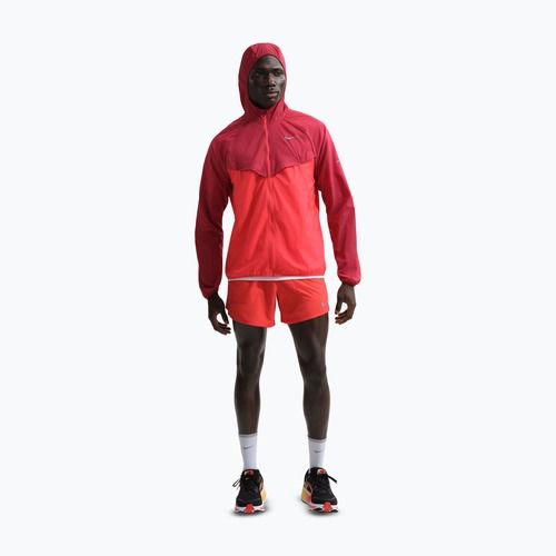 Kurtka do biegania męska Nike Stride Repel UV team crimson/light crimson