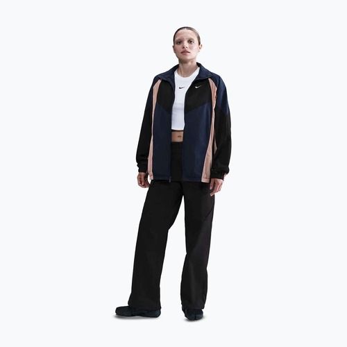 Kurtka damska Nike Sportswear Oversized midnight navy/black/particle pink/sail