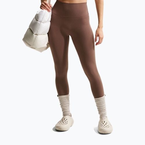 Legginsy damskie Nike Zenvy High-Waisted tattoo/white