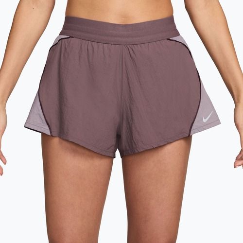 Spodenki damskie Nike Swift UV Repel High-Waisted tattoo/light violet ore