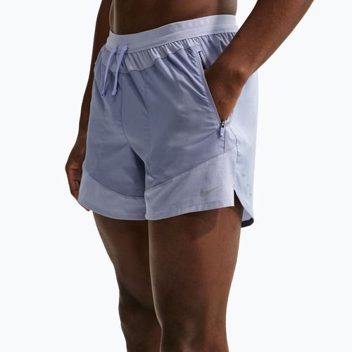 Spodenki męskie Nike Stride Dri-Fit Brief-Lined 5" iron purple/indigo haze