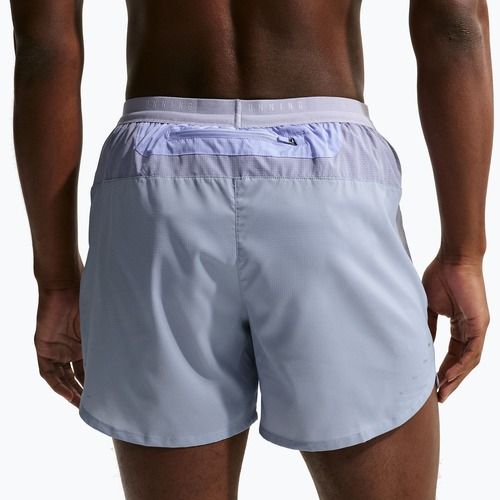 Spodenki męskie Nike Stride Dri-Fit Brief-Lined 5" iron purple/indigo haze